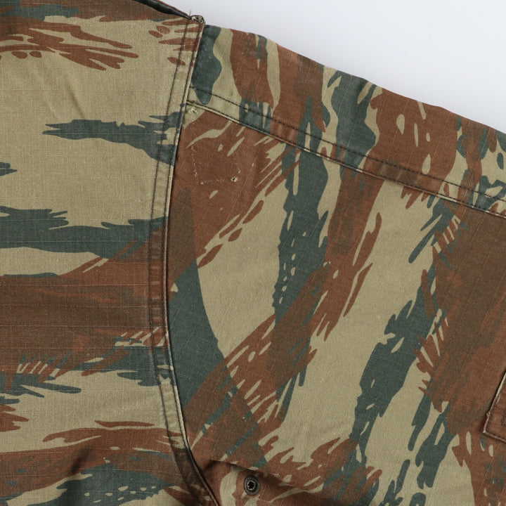 Greek Army Camouflage Pattern Lizard Camo Military BDU Jacket Men's M size / eaa474950