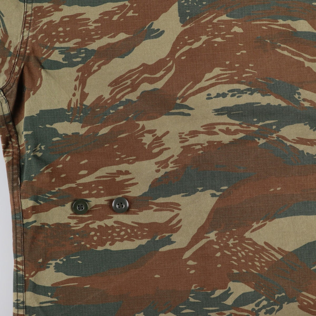 Greek Army Camouflage Pattern Lizard Camo Military BDU Jacket Men's M size / eaa474950