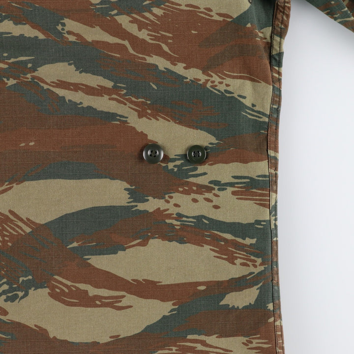 Greek Army Camouflage Pattern Lizard Camo Military BDU Jacket Men's M size / eaa474950