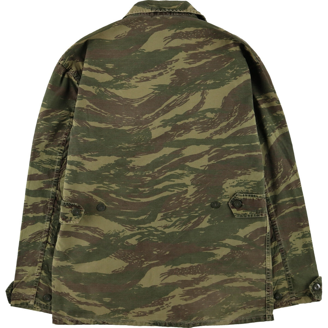 Genuine Greek military camouflage pattern lizard camo military field jacket, men's XL size / eaa474952