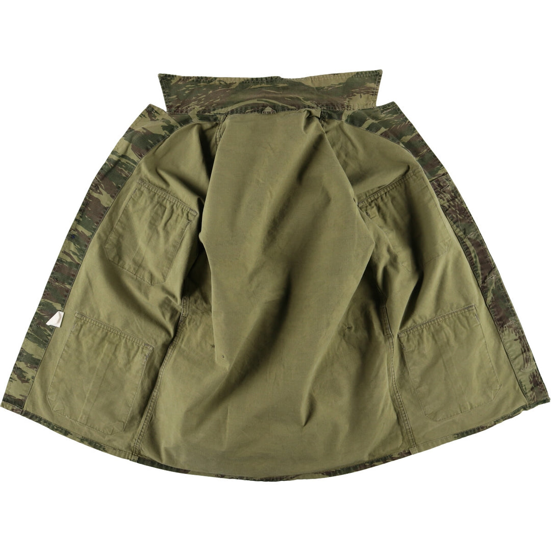 Genuine Greek military camouflage pattern lizard camo military field jacket, men's XL size / eaa474952