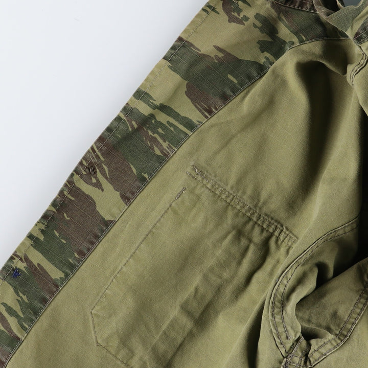 Genuine Greek military camouflage pattern lizard camo military field jacket, men's XL size / eaa474952