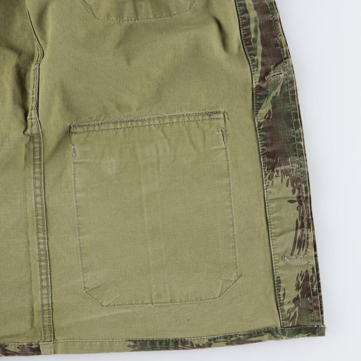 Genuine Greek military camouflage pattern lizard camo military field jacket, men's XL size / eaa474952