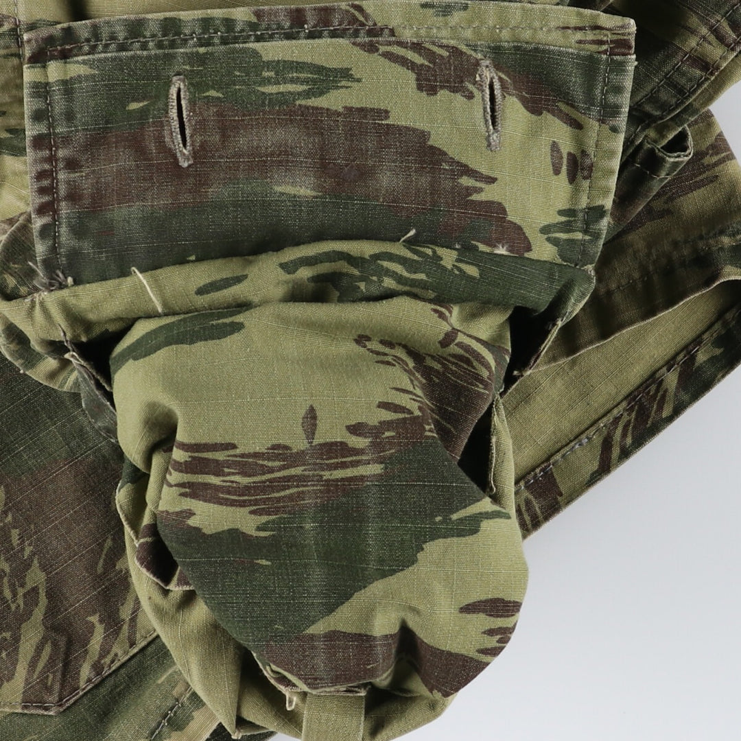 Genuine Greek military camouflage pattern lizard camo military field jacket, men's XL size / eaa474952