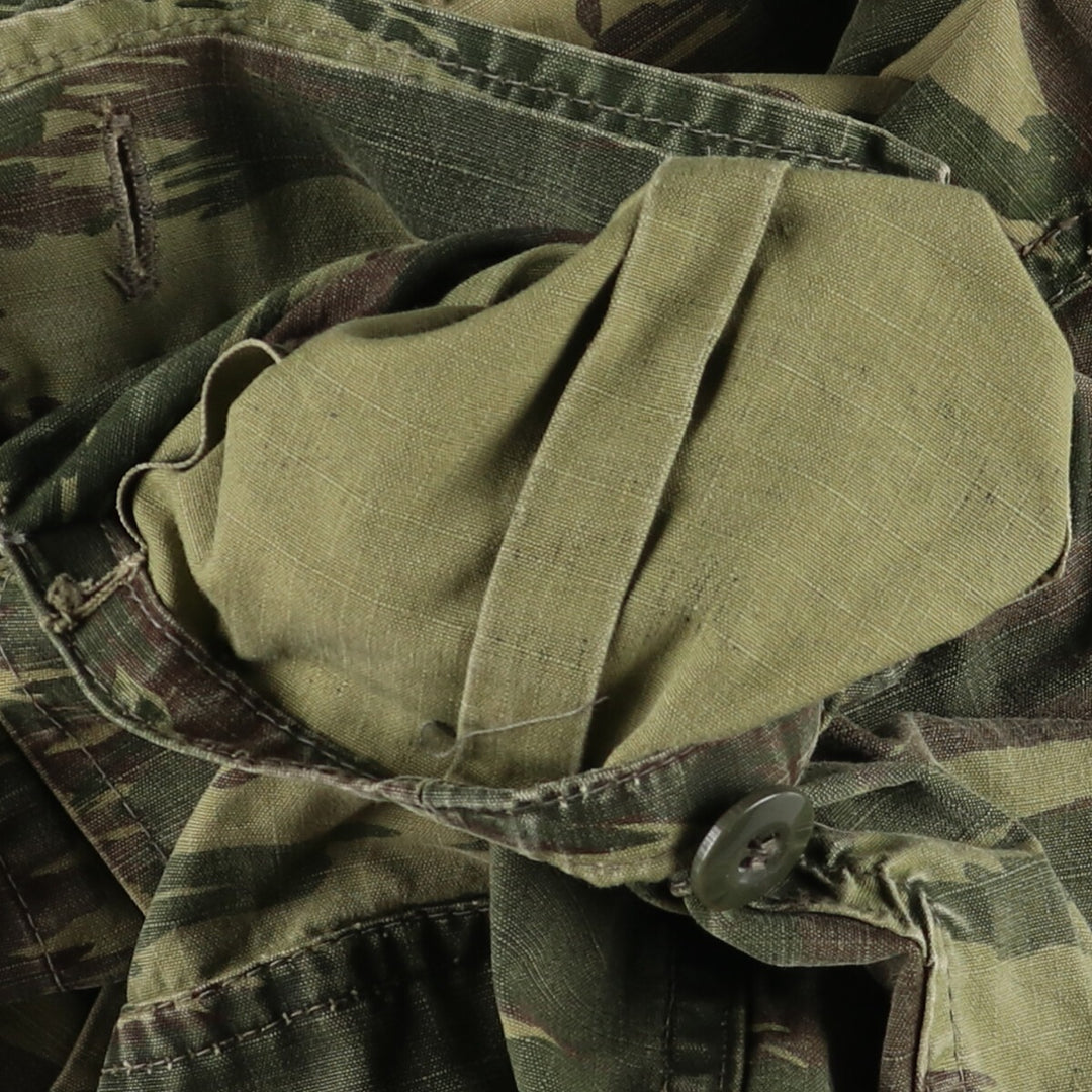 Genuine Greek military camouflage pattern lizard camo military field jacket, men's XL size / eaa474952