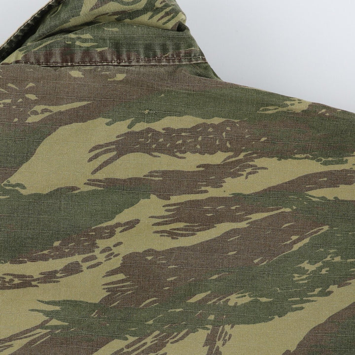 Genuine Greek military camouflage pattern lizard camo military field jacket, men's XL size / eaa474952