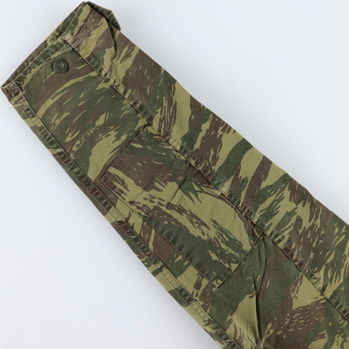 Genuine Greek military camouflage pattern lizard camo military field jacket, men's XL size / eaa474952