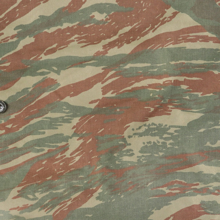 Greek Military Camouflage Pattern Lizard Camo Military Field Jacket Men's Size L /eaa474954