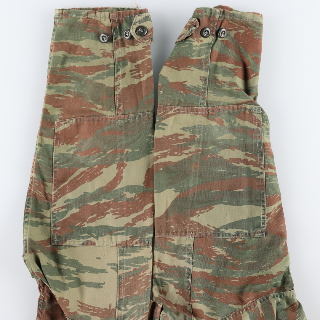 Greek Military Camouflage Pattern Lizard Camo Military Field Jacket Men's Size L /eaa474954