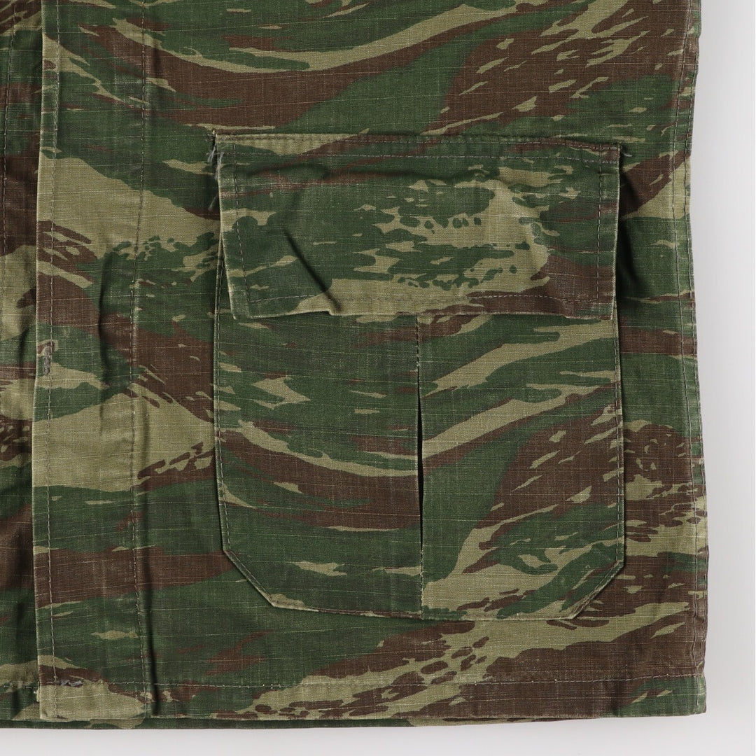 Greek Army Camouflage Pattern Lizard Camo Military Field Jacket Men's L size / eaa474955