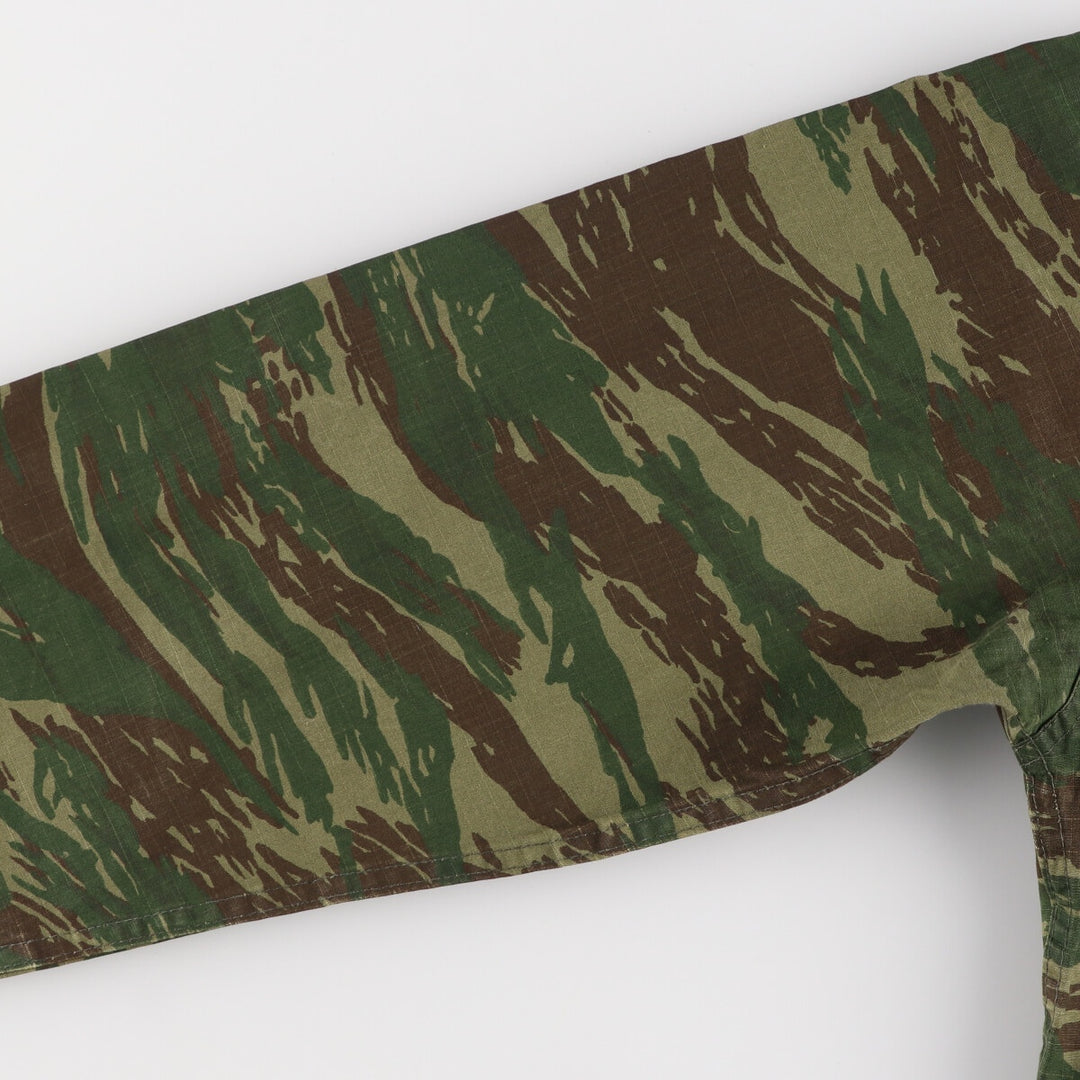 Greek Army Camouflage Pattern Lizard Camo Military Field Jacket Men's L size / eaa474955