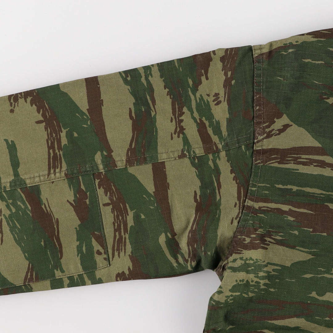 Greek Army Camouflage Pattern Lizard Camo Military Field Jacket Men's L size / eaa474955