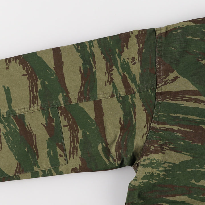 Greek Army Camouflage Pattern Lizard Camo Military Field Jacket Men's L size / eaa474955