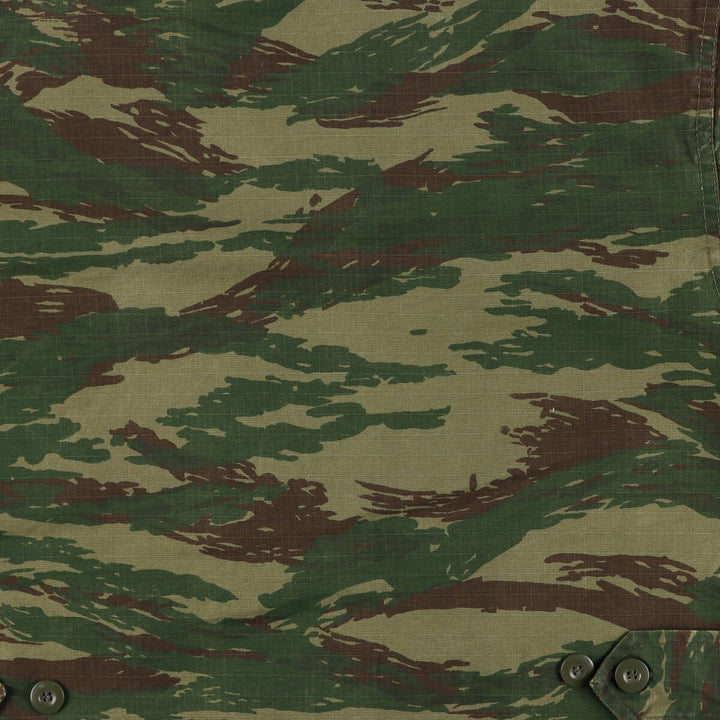 Greek Army Camouflage Pattern Lizard Camo Military Field Jacket Men's L size / eaa474955