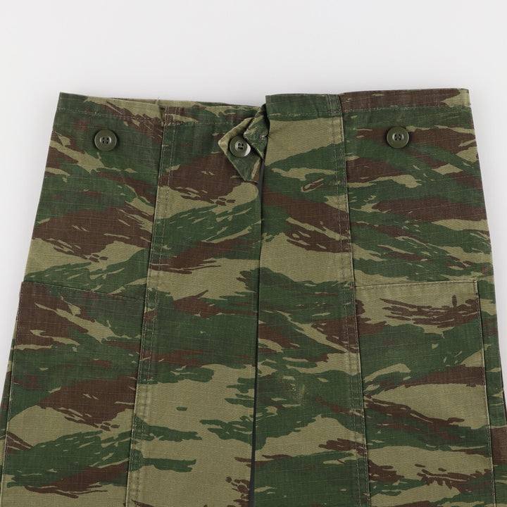 Greek Army Camouflage Pattern Lizard Camo Military Field Jacket Men's L size / eaa474955