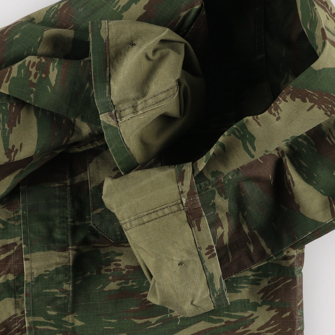 Greek Army Camouflage Pattern Lizard Camo Military Field Jacket Men's L size / eaa474955
