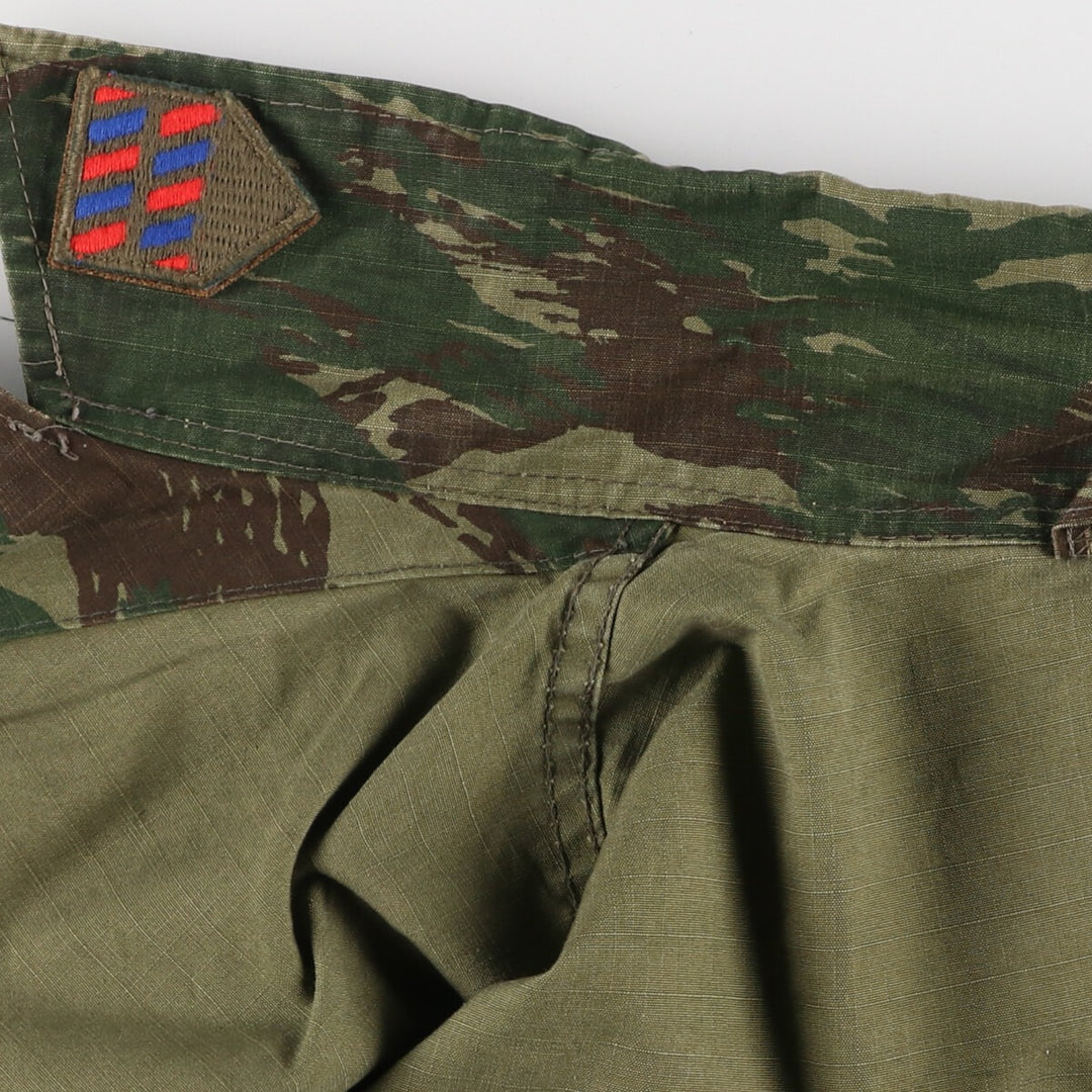 Greek Army Camouflage Pattern Lizard Camo Military Field Jacket Men's L size / eaa474955