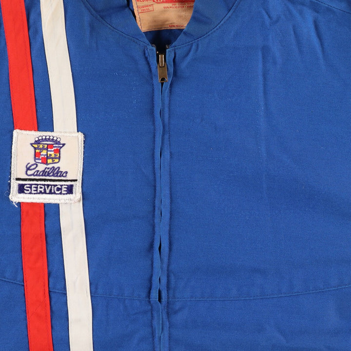 70s~80'S WORK WEAR CADILLAC Cadillac Racing Jacket Made in USA Men's M Size Vintage /eaa474964