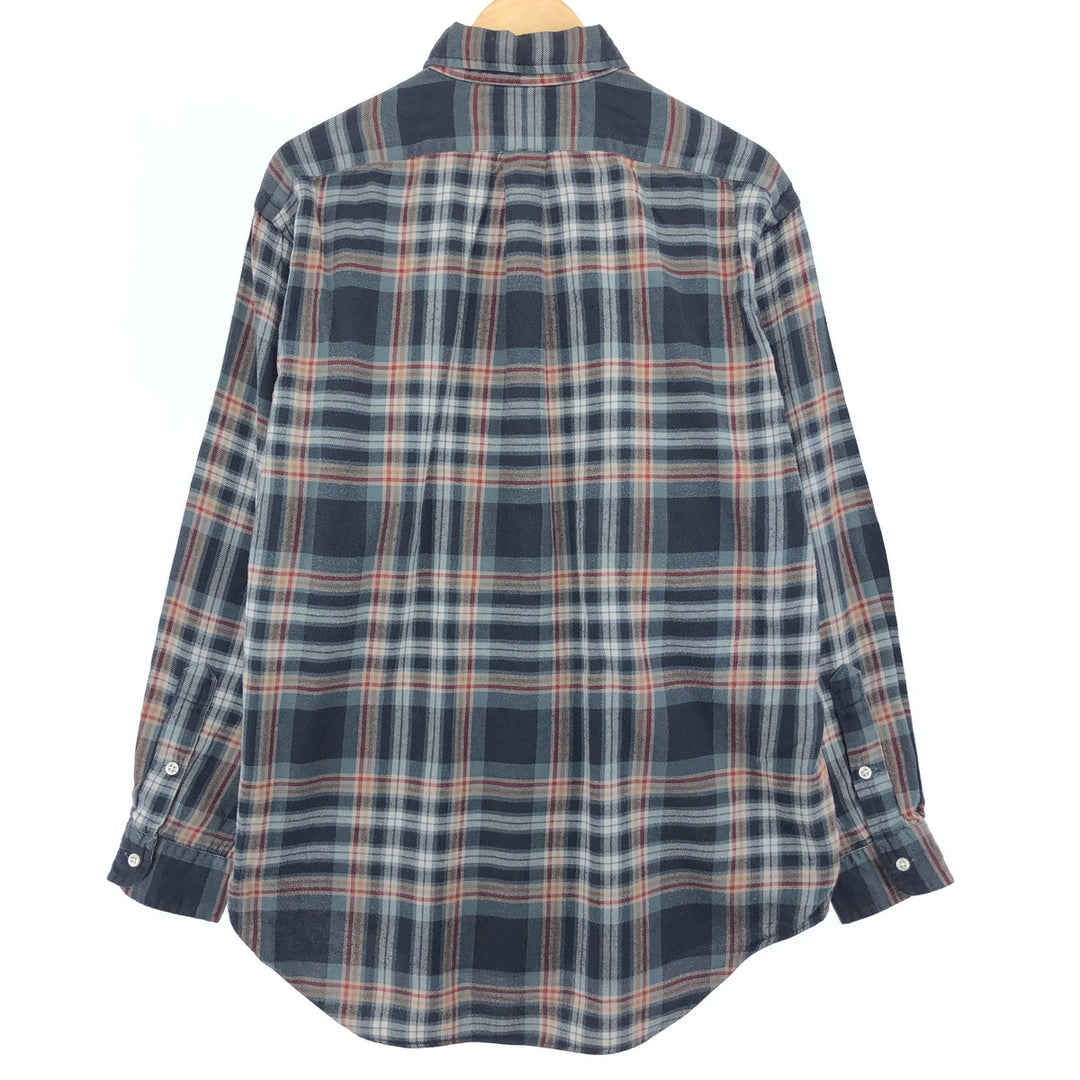 Ralph Lauren BLAKE long sleeve button down flannel check shirt men's size M / eaa475044