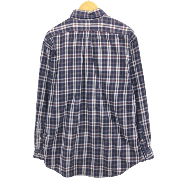 Ralph Lauren BLAIRE Long Sleeve Button Down Light Flannel Check Shirt Men's L Size / eaa475049