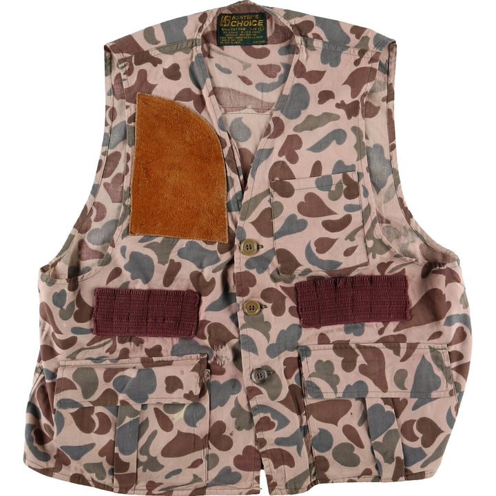 HUNTER'S CHOICE Camouflage Pattern Duck Hunter Camo Hunting Vest Men's L equivalent /eaa475100