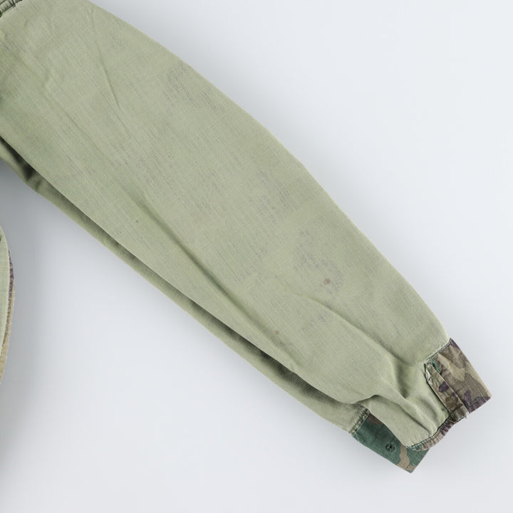 80'S US Military Genuine Camouflage Pattern Woodland Camo Military BDU Jacket Made in USA MEDIUM-REGULAR Men's M equivalent Vintage /eaa475137