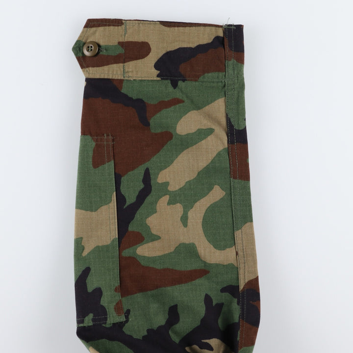 00'S US military genuine camouflage pattern woodland camo ripstop BDU military jacket made in USA men's size M /eaa475138