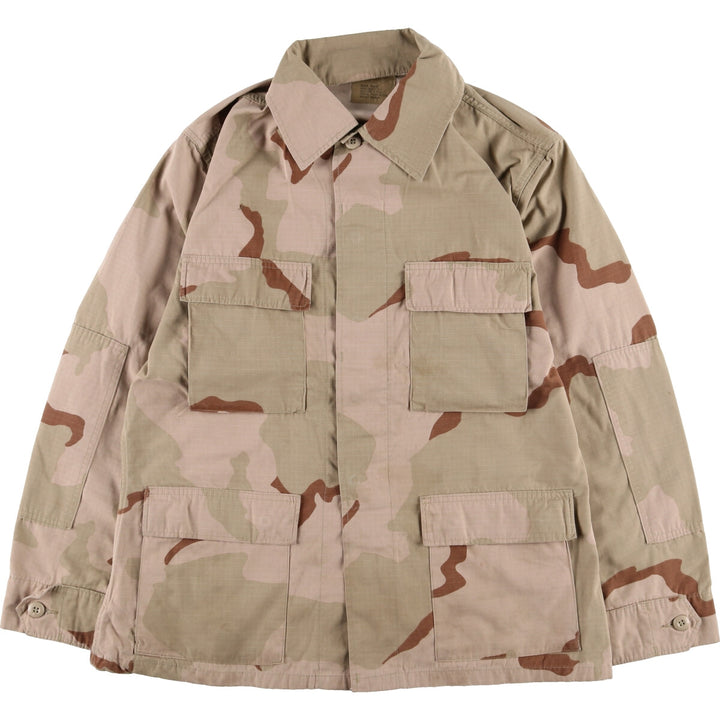 90'S US Military Genuine Camouflage Pattern 3C Desert Camo Ripstop Military BDU Jacket Made in USA Men's M Size Vintage /eaa475143