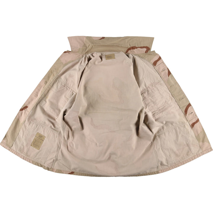 90'S US Military Genuine Camouflage Pattern 3C Desert Camo Ripstop Military BDU Jacket Made in USA Men's M Size Vintage /eaa475143