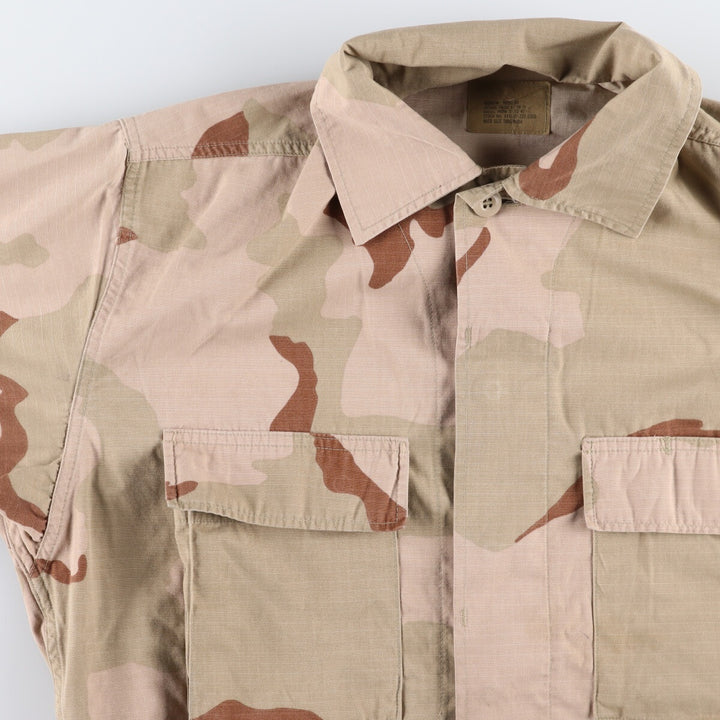 90'S US Military Genuine Camouflage Pattern 3C Desert Camo Ripstop Military BDU Jacket Made in USA Men's M Size Vintage /eaa475143