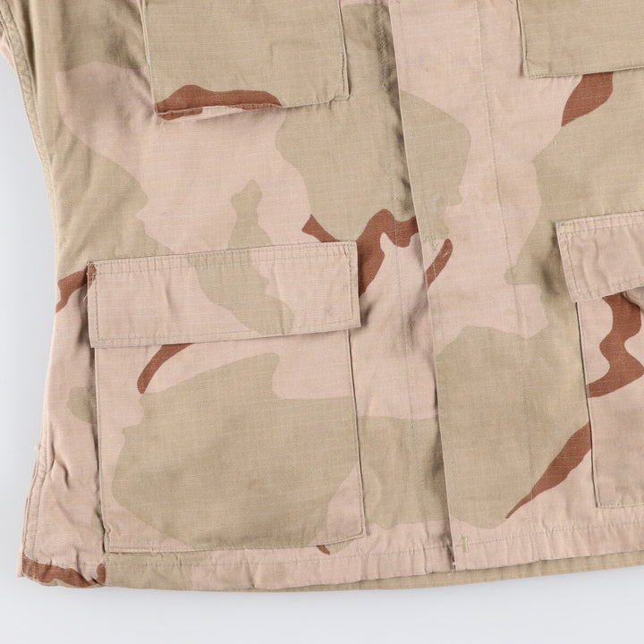 90'S US Military Genuine Camouflage Pattern 3C Desert Camo Ripstop Military BDU Jacket Made in USA Men's M Size Vintage /eaa475143