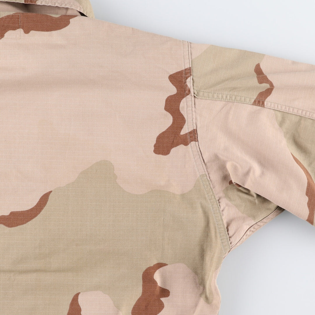 90'S US Military Genuine Camouflage Pattern 3C Desert Camo Ripstop Military BDU Jacket Made in USA Men's M Size Vintage /eaa475143