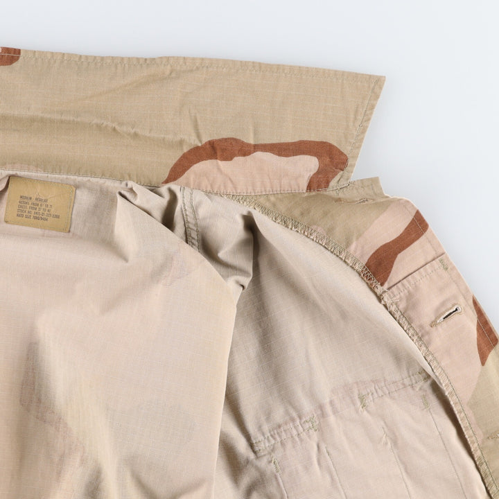 90'S US Military Genuine Camouflage Pattern 3C Desert Camo Ripstop Military BDU Jacket Made in USA Men's M Size Vintage /eaa475143