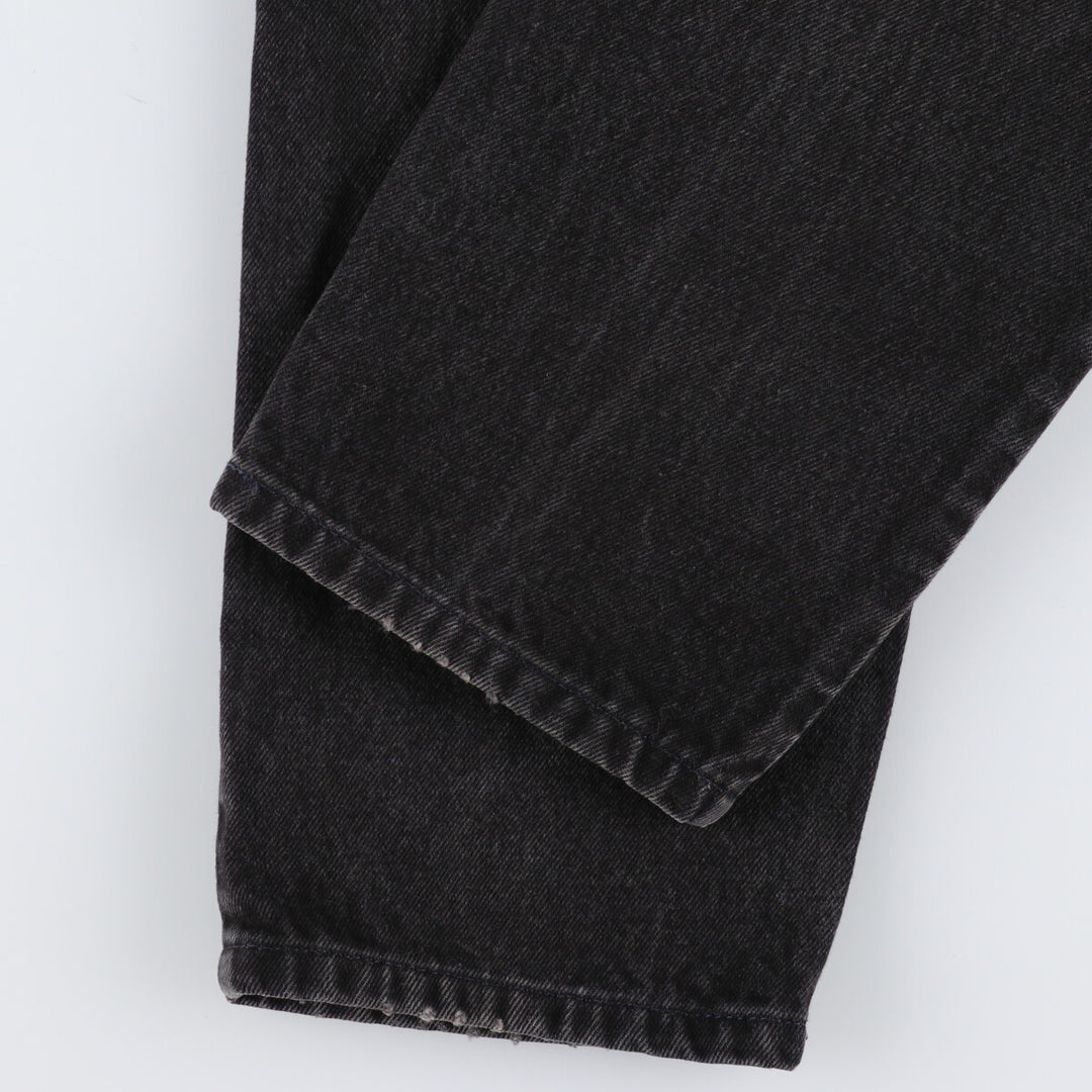 90'S Levi's 550 Relaxed Fit Tapered Leg Black Denim Tapered Denim Pants Men's W31 / eaa475201