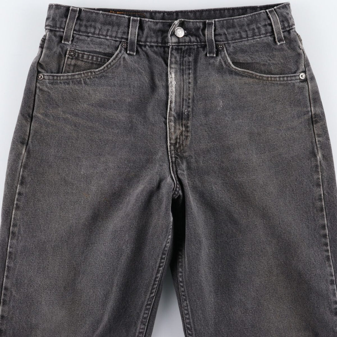 90'S Levi's 550 Relaxed Fit Tapered Leg Black Denim Tapered Denim Pants Men's W32 equivalent / eaa475202