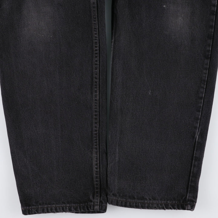 90'S Levi's 550 Relaxed Fit Black Denim Tapered Denim Pants Made in Canada W34 L30 Men's W34 equivalent /eaa475203