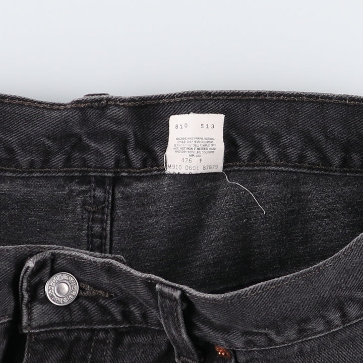 00'S Levi's 550 Relaxed Fit Black Denim Tapered Denim Pants Made in Canada Men's W38 / eaa475205