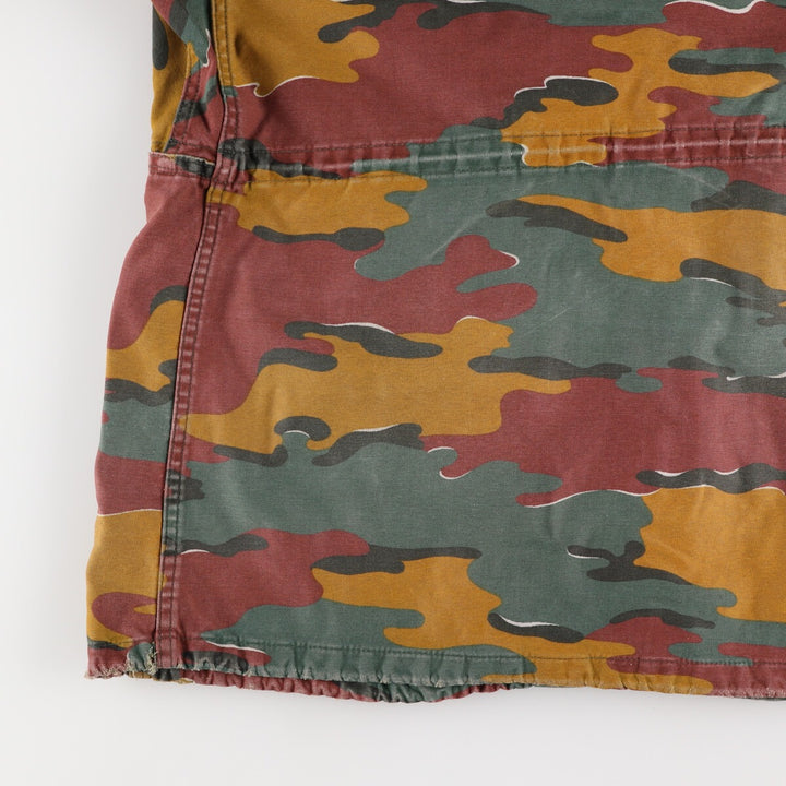 M-90 Belgian Army Genuine Camouflage Pattern Jigsaw Camo Military Field Jacket Men's Size L /eaa475372