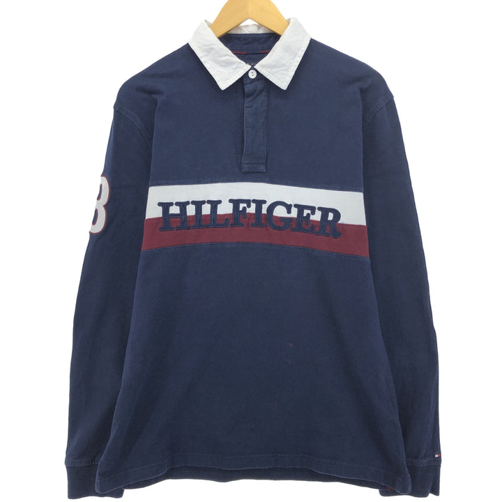 Tommy Hilfiger Classic Fit Long Sleeve Rugby Shirt Men's Size L / eaa475396