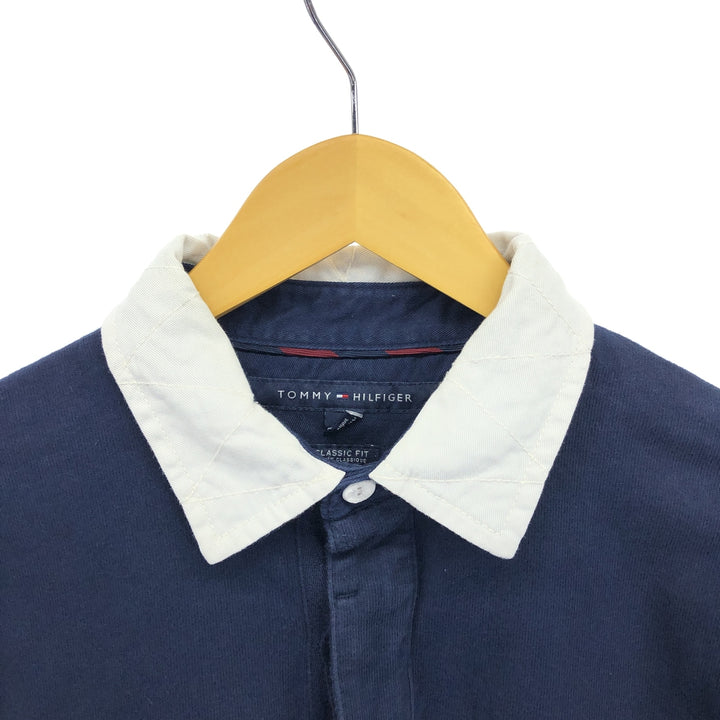 Tommy Hilfiger Classic Fit Long Sleeve Rugby Shirt Men's Size L / eaa475396