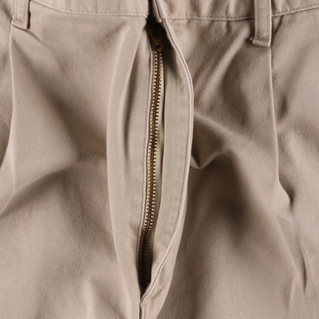 Levi's DOCKERS Two-pleat Chino Pants, Men's, Size W34 cotton Beige type Vintage Second Hand