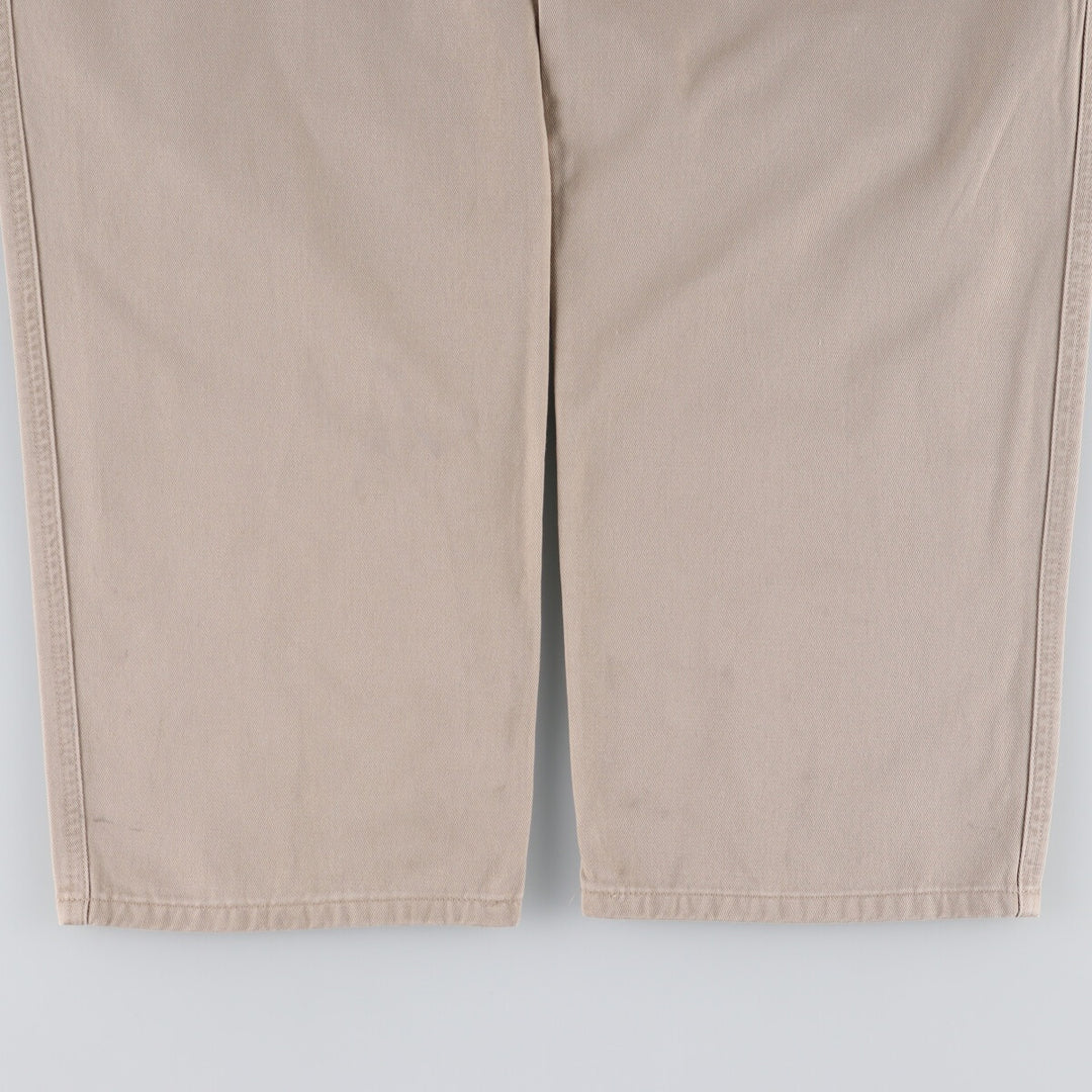 Levi's DOCKERS Two-pleat Chino Pants, Men's, Size W34 cotton Beige type Vintage Second Hand