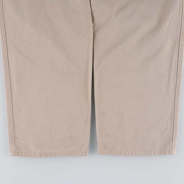 Levi's DOCKERS Two-pleat Chino Pants, Men's, Size W34 cotton Beige type Vintage Second Hand