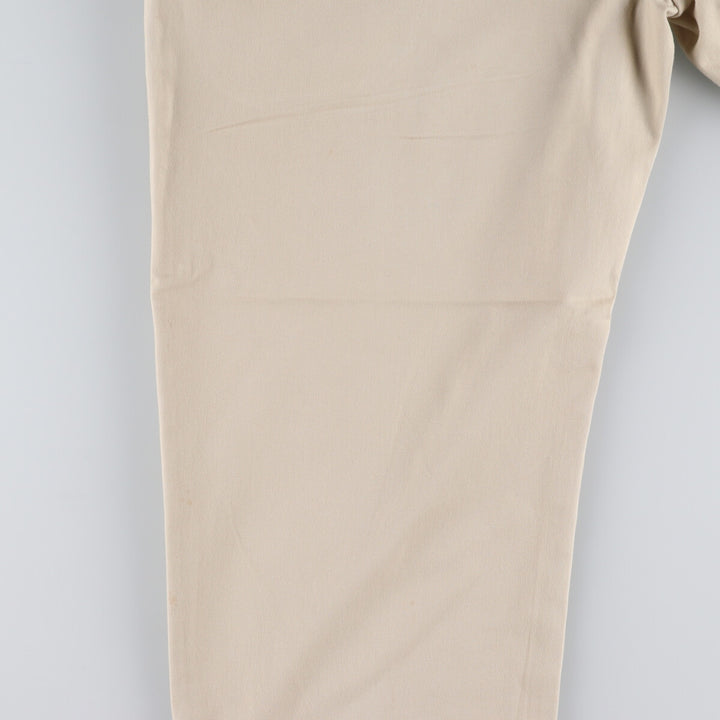 Ralph Lauren POLO by Ralph Lauren Two-pleat Chino Pants for Men, W37 cotton Beige type Vintage Second Hand