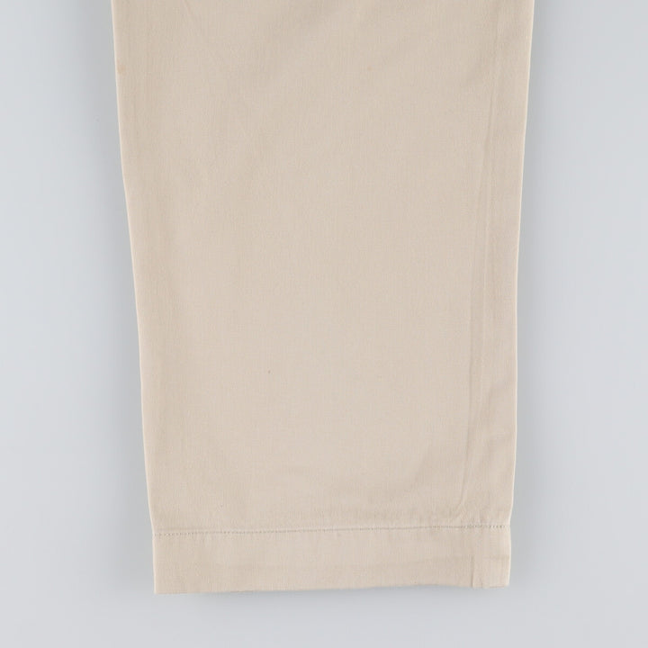 Ralph Lauren POLO by Ralph Lauren Two-pleat Chino Pants for Men, W37 cotton Beige type Vintage Second Hand
