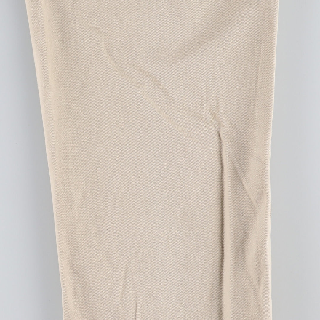 Ralph Lauren POLO by Ralph Lauren Two-pleat Chino Pants for Men, W37 cotton Beige type Vintage Second Hand