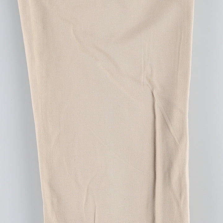 Ralph Lauren POLO by Ralph Lauren Two-pleat Chino Pants for Men, W37 cotton Beige type Vintage Second Hand
