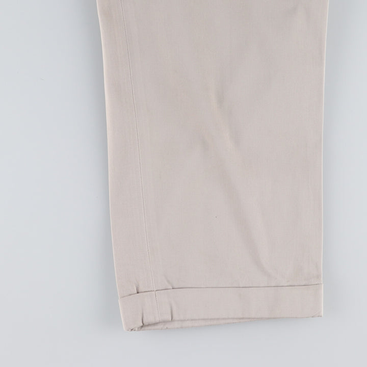 Ralph Lauren POLO by Ralph Lauren Two-pleat Chino Pants for Men, W35 cotton Beige type Vintage Second Hand