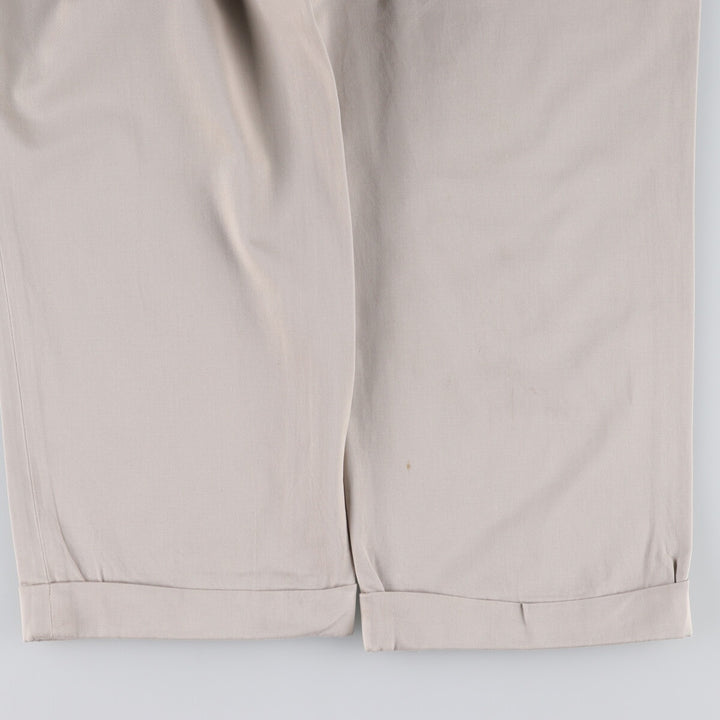 Ralph Lauren POLO by Ralph Lauren Two-pleat Chino Pants for Men, W35 cotton Beige type Vintage Second Hand