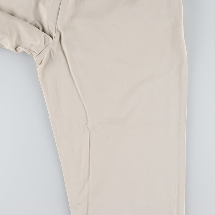 Ralph Lauren POLO by Ralph Lauren Two-pleat Chino Pants for Men, W34 equivalent cotton Beige type Vintage Second Hand
